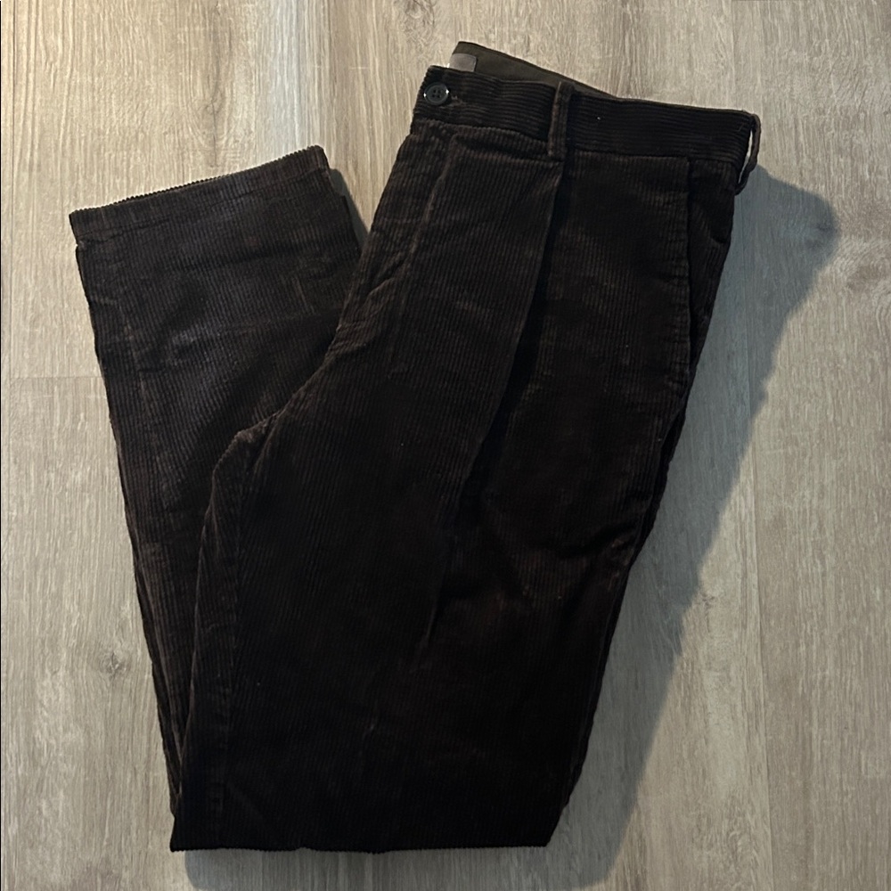 H&M Men's Corduroy Pants - Dark Brown
